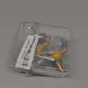 Uenede Brass 3/8 Inch 3-way Y-shaped Shut-off Ball Valve with 2-switch 3/8" Hose Barb Include 3 Stainless Steel Clamps Hose Pipe Barb Fitting for Water/Oil/Gas