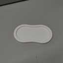 Salt and Pepper Wood Mill Tray, White colour Pepper Grinder Rest, Work Surface and Dining Table Protector (Pepper mill not included)