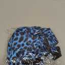 Yours Curve Blue Animal Print Swirl Active Leggings, Small