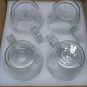 YUNCANG Double Wall Coffee Mugs, (4-Pcak) 16 Ounces-Clear Glass with Handle,lnsulated,Cappuccino,Tea,LatteCups,Beverage Glasses Heat Resistant