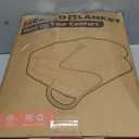 Electric Heated Blanket Full Size 72"x84", Soft Flannel with Overheat Protection, 9 Adjustable Heat Settings & 10-Hour Auto-Off Timer, Fast Heating for Winter Comfort, Light Gray