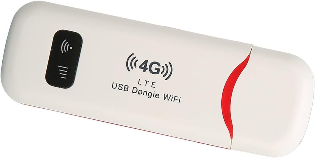 Portable WiFi Hotspot, 4G LTE USB Mobile Router, Standard SIM Card, B1/B3/B5 4G LTE Frequency Band, B1 3G UMTS Band, 150mbps, Support 802.11 B/g/n, 10 Users