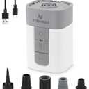 ETENWOLF AIR 5 PRO MAX Air Pump for Inflatables, Portable Electric Air Pump with 10400 mAh Battery, 4X Quick Inflator & Deflator, 720 L/min Pump for Pool Floats, Vacuum Storage Bags (White)