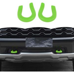 RT-TCZ Tow Hook Covers Bumper Tow Hook Covers Rubber Protector Cover Exterior Accessories for Chevy Silverado 1500 2014-2024,for GMC-Sierra 2014-2024 (Light Green)