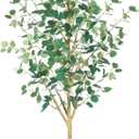 Artificial Eucalyptus Trees Indoor 7FT, Extra Tall Faux Eucalyptus Plant, Artificial Silk Tree Floor Plants for Home Bedroom Living Room YJL210