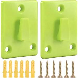Wall Mount Compatible with Ryobi Leaf Blower  2 Pack Leaf Blower Holder Wall Mount Fit for Most 18V 40V Models, Plastic Tool Organizer for Leaf Blower Attachments with Screws