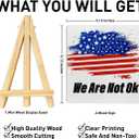 4 x American Patriotic Decorations, Patriotic Decor for Home Office Bedroom Desk, July 4th Independence Day Veterans Day Memorial Day Decorations for Home Table, Gifts for Veterans Army, We Are Not Ok