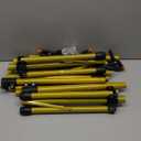 JSungo Backdrop Stand, Adjustable 10x7.5 FT Background Stand Backdrop for Parties, Photo Video Studio, Portable Photography Backdrop Stand with Carrying Bag, 6 Backdrop Clamps, and 2 Stand Bags, Gold