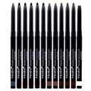 12pcs, 5 Colors, Nabi Retractable Waterproof Eye Liner, Roll It Up Eye Liner Pencil, Long Lasting Fade Resistant (Black, Dark Brown, Brown, Navy Blue, White)