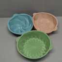 HUAKENER 3 Pcs Flower Shape Cake Molds, Nonstick Silicone Cake Molds for Jello Cakes, Cheese Cakes, Strawberry Shortcake, Brownie Tart Pie