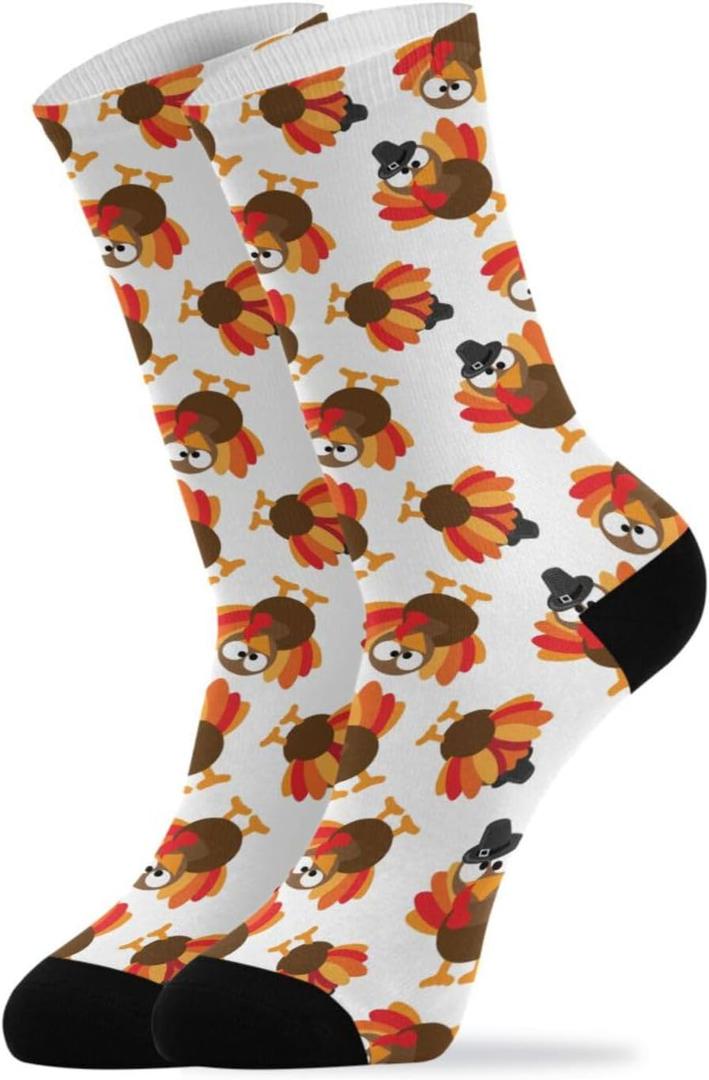 Athletic Crew Socks Over the Calf Tube Socks Peformance Cushion For Men Women (One Size, Color 24)