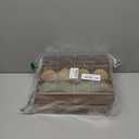 24 Pcs Velvet Christmas Balls Flocked Christmas Tree Hanging Ornaments Shatterproof Hanging Balls Decorations for Xmas Tree Family Holiday Party Home Decor (Brown, Green, Beige, 6 cm)