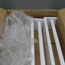 Kigley 2 Pcs Nursery Book Shelves Wall Bookshelf Book Shelf for Kids Rooms White Floating Shelves Wall Mounted Wood Shelves for Wall Bedroom Bathroom Baby Girls Teen Books Toy Decoration Storage