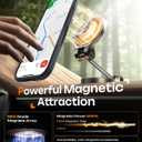 10 x TOCOL for iPhone Air Case, Compatible with Magsafe, Full Camera Protection, Built-in Magnetic Ring, Drop Protection, Slim Thin Translucent Matte Phone Case for iPhone 17 Air (Black)