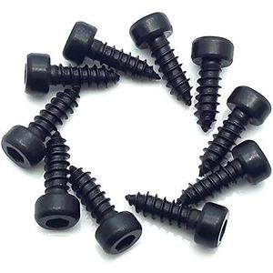 50pcs M2.5 8mm Alloy Steel Allen Hex Socket Head Cap Self-Tapping Screws