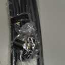 Black Curved Shower Curtain Rod 33-78 Inches Adjustable Splicing Design Need To Drill Shower Rods Curved Round Bowed Rust proof, Premium Stainless Steel Shower Curtain Rod for Bathroom, Bathtub, Stall