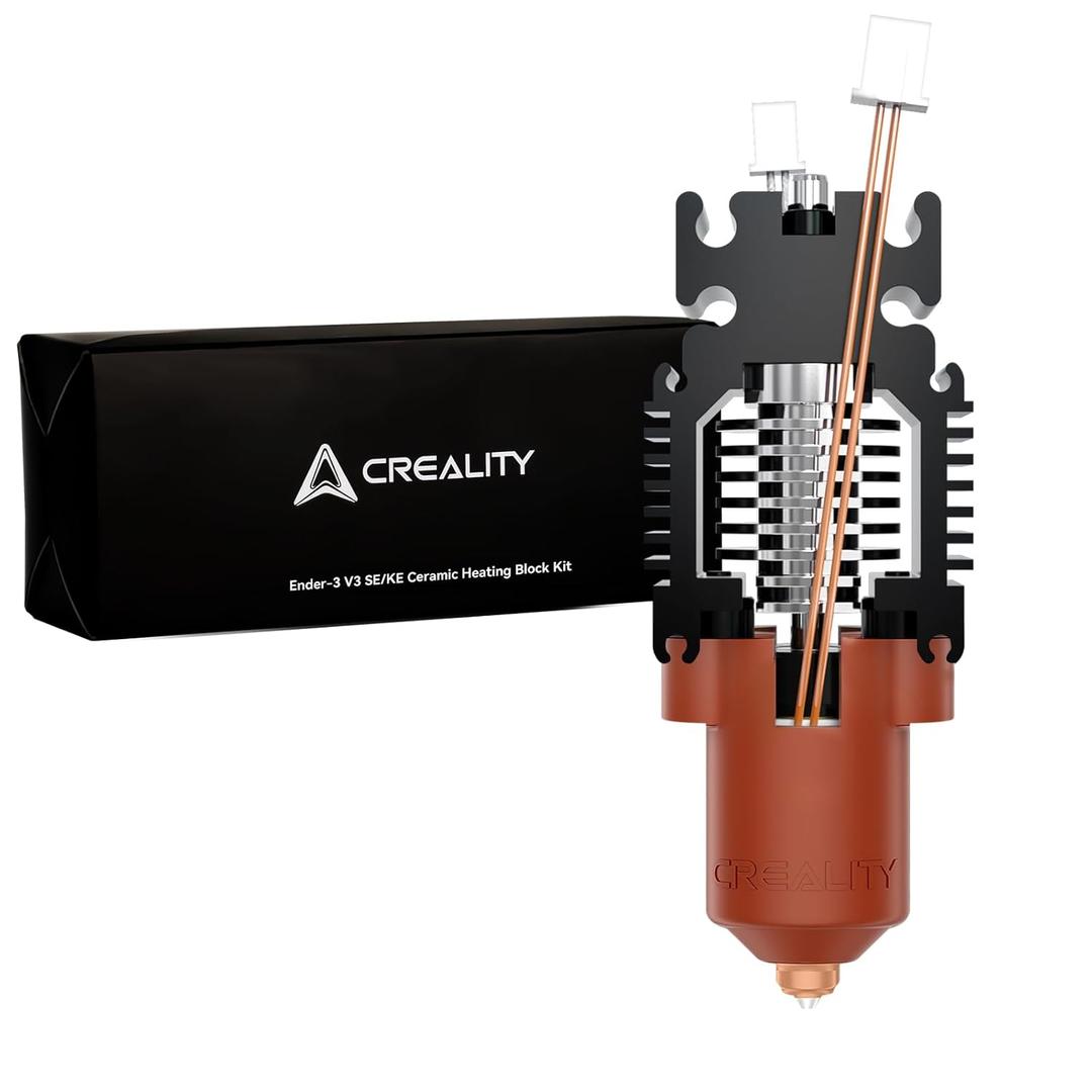 Creality Official Ender 3 V3 SE KE Hotend Upgrades Kit, 3D Printers Ceramic Heating Block with Quick-Swap Nozzle, Supports 300C High Temperature, 600mm/s High-Speed for Ender 3 V3 SE/Ender 3 V3 KE