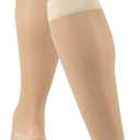 Truform Sheer Compression Stockings, 15-20 mmHg, Women's Knee High Length, 20 Denier, Light Beige, 3X-Large