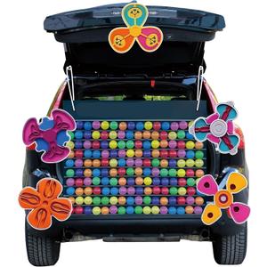 3 x Halloween Trunk or Treat Car Decoration Kit, SUV Archway Garage Decor, Outdoor Entrance Window Decorations (Mind)