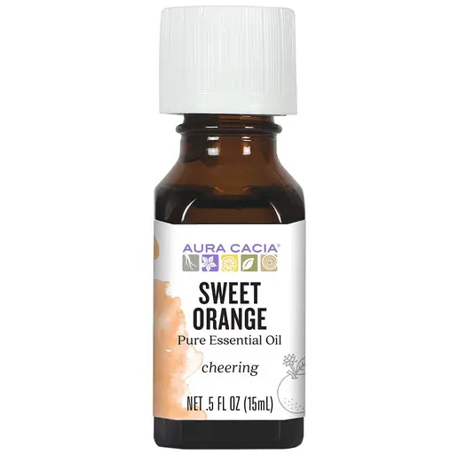 Aura Cacia Sweet Orange Essential Oil 0.5 fl. oz.