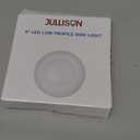 6 Inch LED Low Profile Recessed & Surface Mount Disk Light, Round, 15W, 900 Lumens, 5000K Daylight White, CRI80, Driverless Design, Dimmable, ETLus Listed, White(1 Pack)