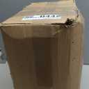 Car Garage Door Insulation Kit Fits 8x7 FT - Magnetic Thermal Insulated Door Curtains for Winter with Clear Window, Garage Door Cover Blanket Panels Screen for 1 Car Garages- Black