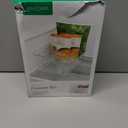 YouCopia FreezeUp Freezer Bin 12", BPA-Free Fridge Organizer with Adjustable Dividers and Handle for Frozen Food and Leftovers (Clear)