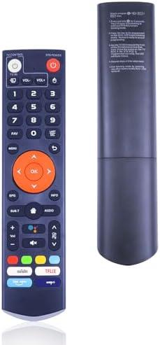 New V3 Plus Voice Remote Control, Replacement Compatible with vSeeBox V3 Plus V3 Pro Smart Bluetooth Voice Remote Control, Black