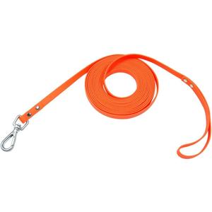 Long Leash Waterproof Training Longline Outdoor Dog Leash Great for Training, Beach, Yard, Play, Camping (16ft, orange)