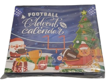 Football Advent Calendar 2025 for Boys, 24 Day Christmas Countdown Calendar Football Favors Supplies, Sport Rugby Themed Xmas Gifts for Kids Boys Teens Football Player