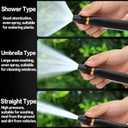 Home High-Pressure Car Wash Water Gun with Booster Nozzle, High Pressure Washer Gun & Nozzle Set Multi Function Home Lawn & Garden Watering Sprayer for Plant Watering Lawn Car