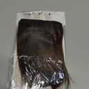 S-noilite Clip in Hair Extensions for Short Hair - 100% Real Human Hairpieces for Women With Thinning Hair - 1PCS 2 Clips, 8g, 4Inch - Medium Brown