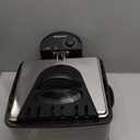 Elite Gourmet Electric Deep Fryer, 4.5 Qt Total Oil Capacity (Dual 2-Qt Split Baskets), 1700 Watts, Stainless Steel, Separates Foods for Simultaneous Cooking, Stainless Steel