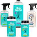 Aunt Fannie's Whole Home Cleaning Bundle: All Purpose Spray, Floor Cleaner, Glass & Window Cleaner, Multi-Surface Wipes, Carpet Refresher (18.6 Fl Oz (Pack of 5))