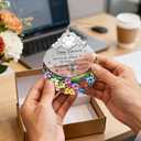 Retirement Gift - Retirement Gifts for Women, Men - Retired Ornament - Retired Gifts for Coworker, Boss, Employee, Teacher, Nurse - Stained Glass Christmas Ornament Keepsake - Design H