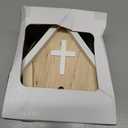 GRTRE 1 Pack Wood Carpenter Bee Trap for Outside - Best Bee Trap - Wood Boring Bee Trap- Nature Church Style Carpenter Bee Traps Outdoor Hanging - Insect Traps Removes Carpenter bee