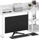 Furinno Classic Desk Shelf, 3-Shelf Desktop Hutch, Book Shelf, 3-Tier Desk Organzier, for Office Supplies, Office Desk Accessories, for Home Office, College, Dorm, White