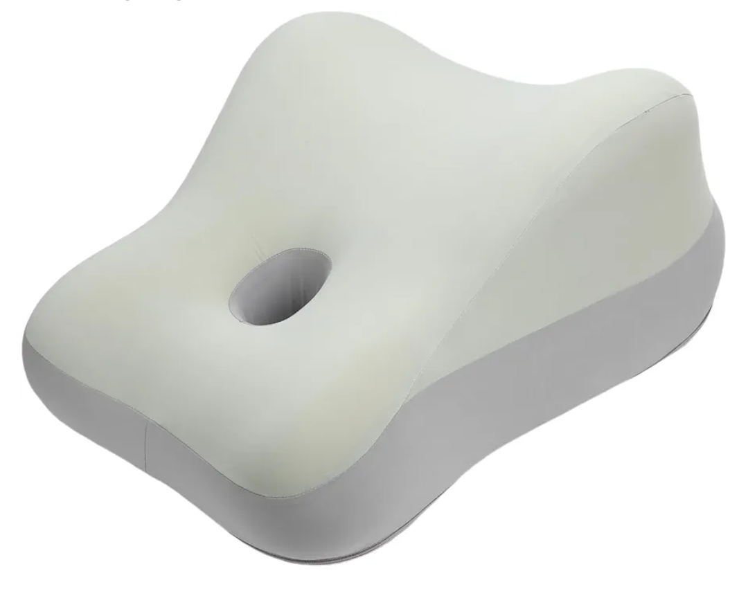 Memory Cotton Butt Cushion, Multifunctional Modern Waving Buttocks Pillow for Sleeping Resting Elevating Legs Low Back Pain Cushion Hip Shaping Ergonomic for Office Desk (Green)