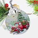 Christmas Ornaments, Jocidea Christmas Decorations for Tree, Christmas Tree Ornaments, Christmas Keepsake Gifts (Christmas Car-s089)