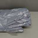 MUXHOMO Duvet Cover Queen Size, Reversible Floral Grey Duvet Cover Set with Zipper Closure, 3 Pieces Botanical Patterns Soft Microfiber Bedding Set with 4 Ties (90"x90", 2 Pillow Cases)