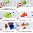 QUITEDEW Cat Paint by Numbers Kit for Adults Beginner,Paint by Numbers Animals,DlY Rainbow Oil Painting by Number for Home Decor Gift 16x20 Inch (A2)