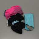 Doctor's Select 3 Pairs Plus Size Compression Socks Wide Calf - Up to 6XL | 20-30 mmHg Compression Socks for Women Wide Calf |Blue, Light Blue, Purple & Pink (Stripes)