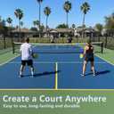 Pickleball Court Tape - 2" x 262 ft Professional Pickleball Marking Kit Yellow Tape for Temporary Court Lines with No Residue Durable Floor Marking Tape for Gym, Driveway, Backyard