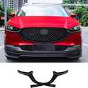 Auto Parts Fit For Mazda CX-30 CX30 2020 2021 2022 2023 2024 2025 2026 Exterior Front Lower Grill Grille Trims Cover Grill Molding (Piano Black) ABS 2PCS
