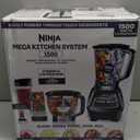 Ninja Mega Kitchen System, 1500W, 72 oz. Full-Size Blender & 8-Cup Food Processor with (2) 16 oz. To-Go Cups, Total Crushing Technology - Smoothies, Ice Crushing, Purees, Dough & More, Black, BL770