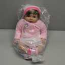 Aori Realistic Reborn Baby Doll Girls - 22 inches Real Life Newborn Baby Dolls, Adorable Lifelike Babies, Weighted Reborn Toddler Gifts Set for Kids Grandma (Flamingo)