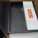 Medicine Cabinet with Mirror, 16x24 Fully Assembled Recessed or Wall-Mounted Bathroom Mirrored Cabinet with Adjustable Storage Shelves for Vanity, Metal, Black