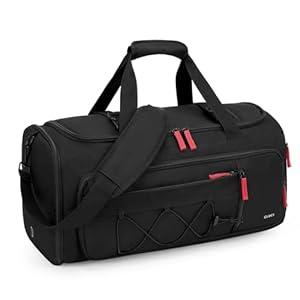 CLUCI Gym Bag for Men & Women, 35L Convertible Travel Sports Duffel Backpack with Shoe Compartment, Waterproof Carry-On for Fitness & Skateboard
