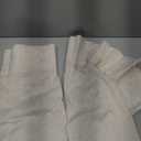 jinchan Linen Pinch Pleated Kitchen Curtains 24 Inch 2 Panels Natural Linen Tier Curtains Back Tab Beige Farmhouse Cafe Light Filtering Small Window Drapes for Bathroom Laundry Room Beige