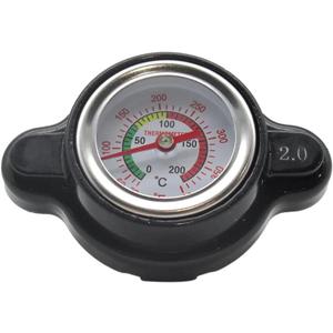2 x New 2.0 High Pressure Radiator Cap Temperature Gauge Fits for HUSQVARNA CR 125 1998-2002, 2004, 2006-2013,Aftermarket Replacement